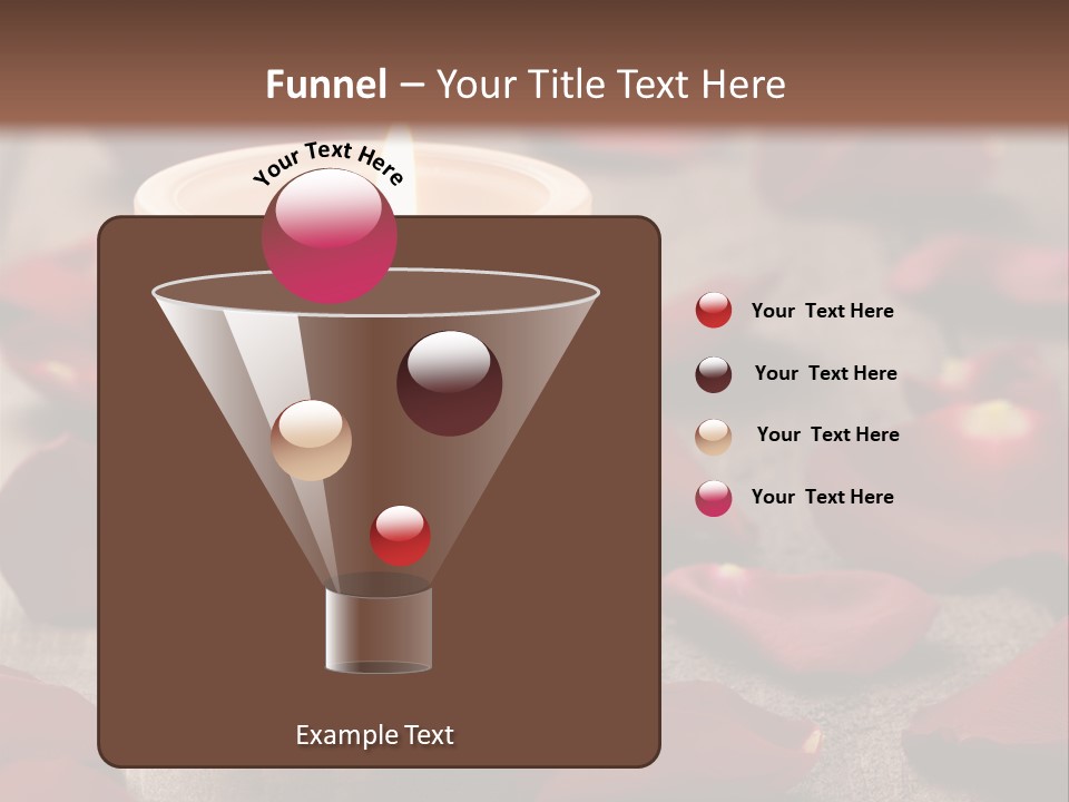 Two Petal Card PowerPoint Template