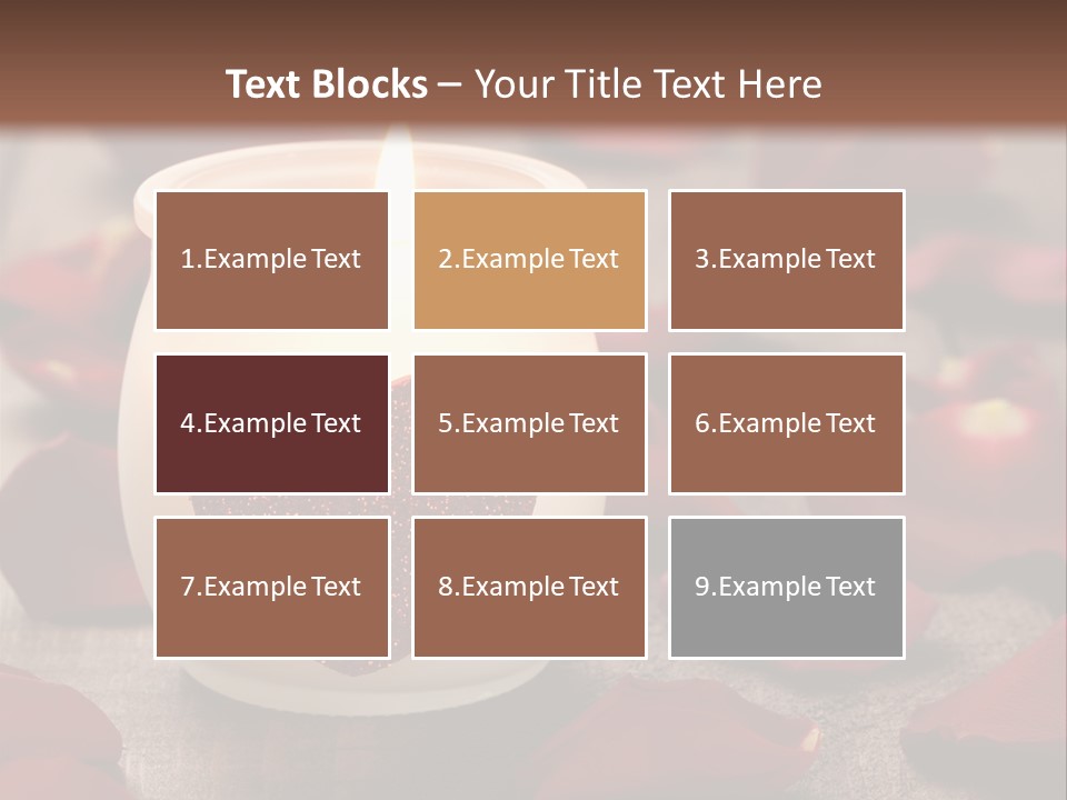 Two Petal Card PowerPoint Template