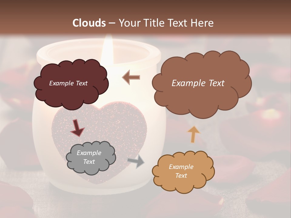 Two Petal Card PowerPoint Template