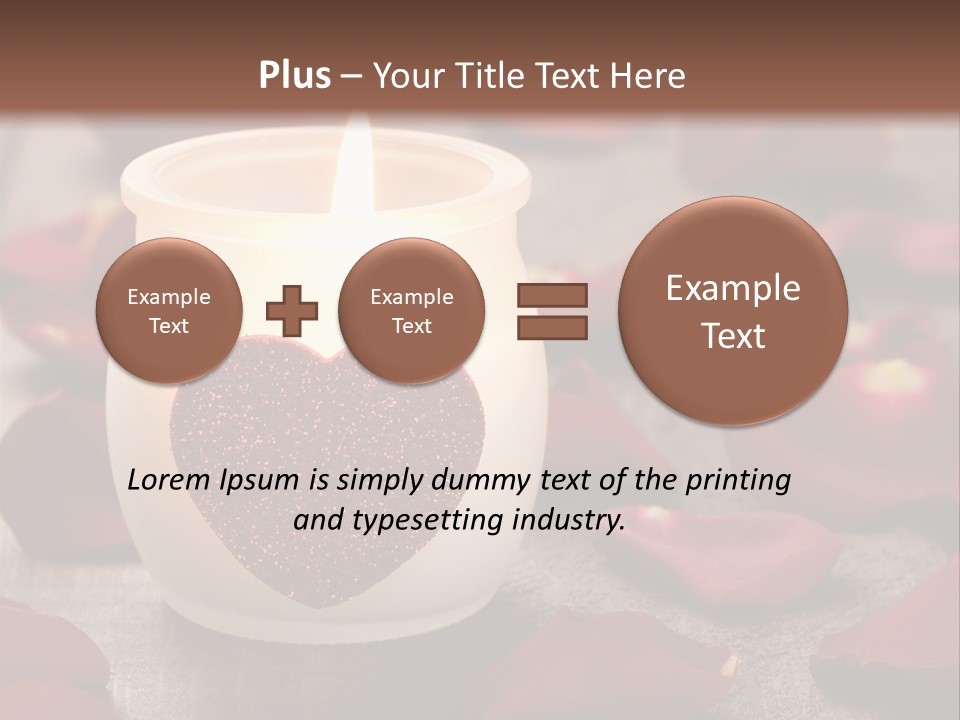 Two Petal Card PowerPoint Template