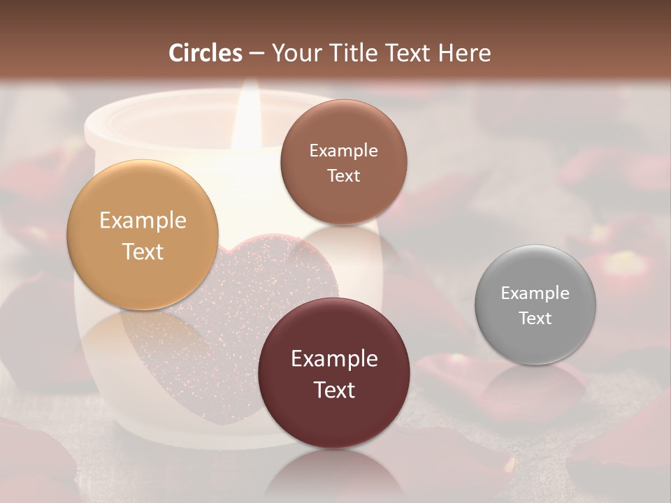 Two Petal Card PowerPoint Template