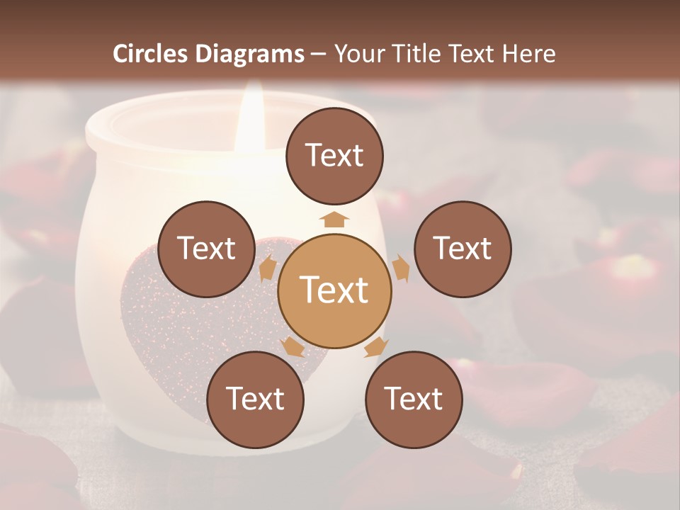 Two Petal Card PowerPoint Template