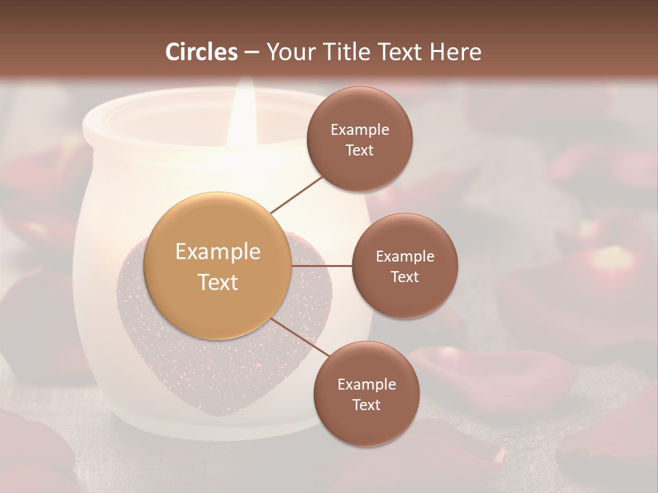 Two Petal Card PowerPoint Template