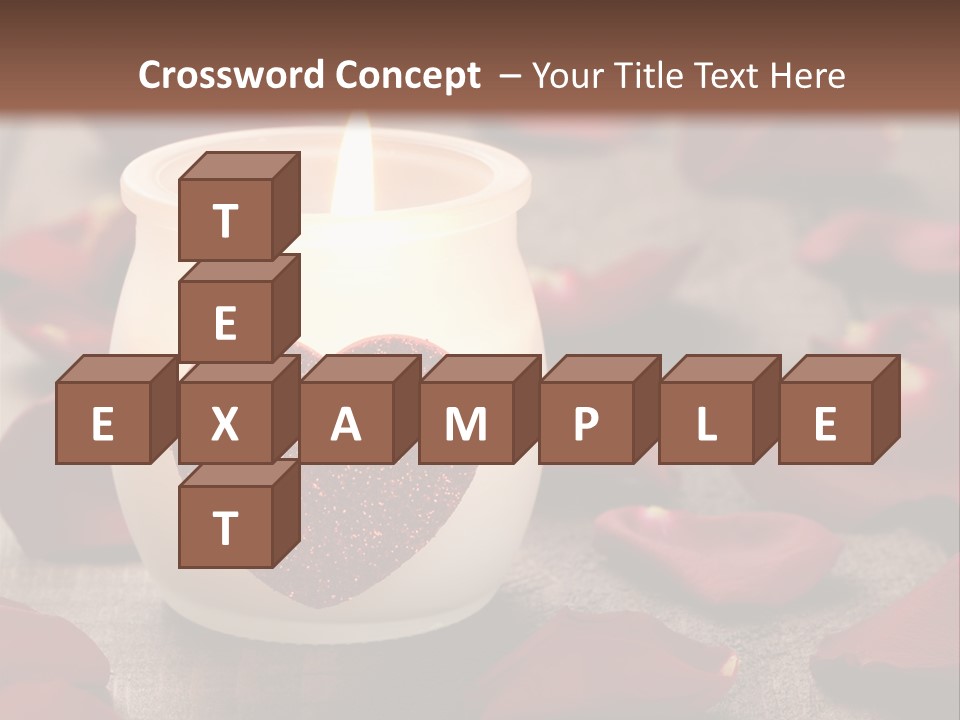 Two Petal Card PowerPoint Template