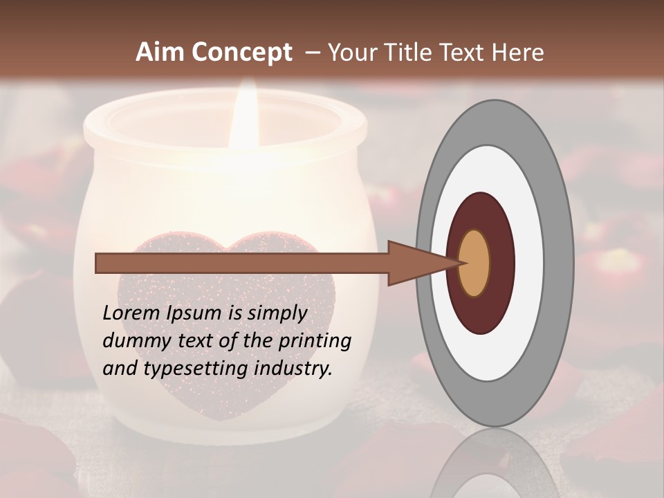 Two Petal Card PowerPoint Template