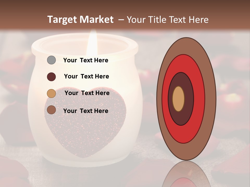 Two Petal Card PowerPoint Template