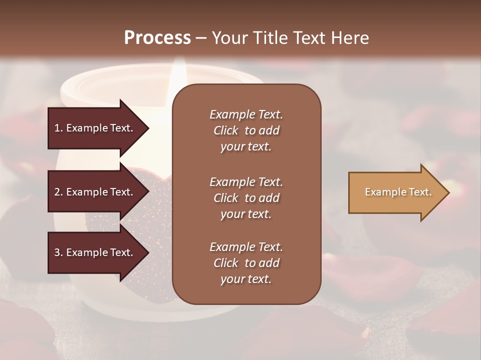 Two Petal Card PowerPoint Template