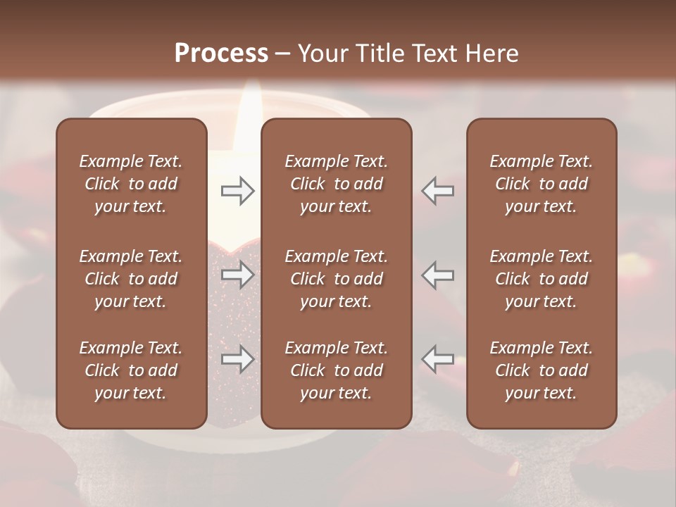 Two Petal Card PowerPoint Template