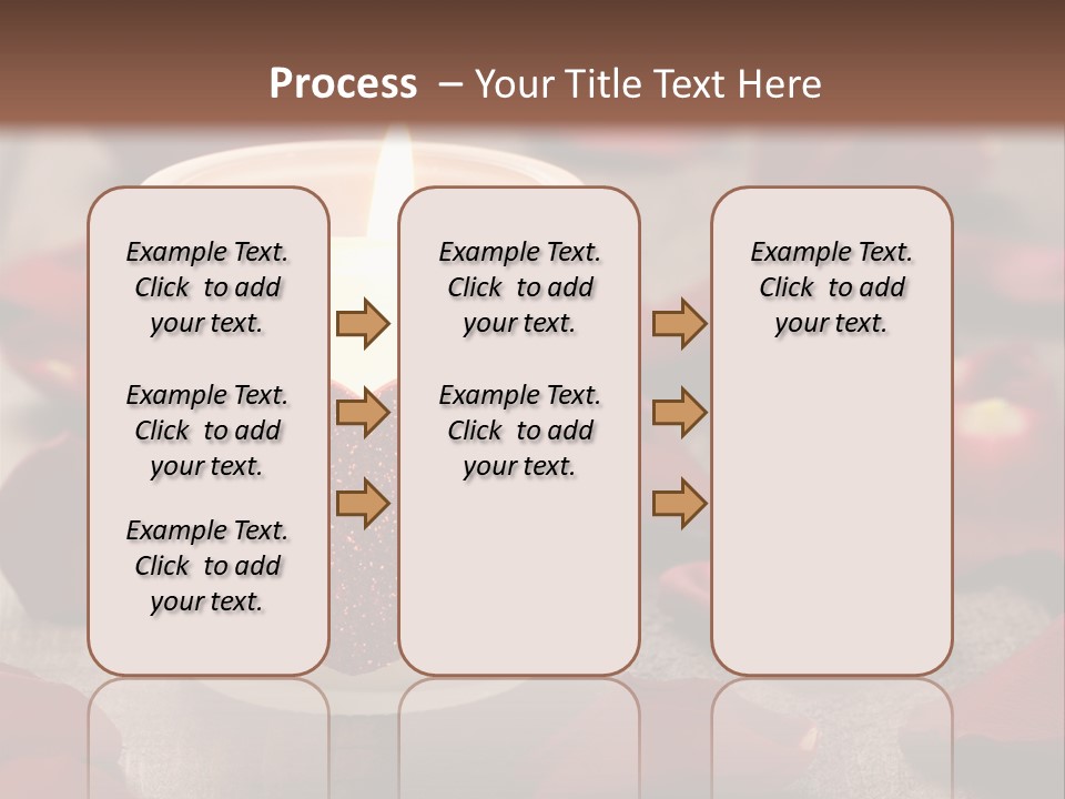 Two Petal Card PowerPoint Template