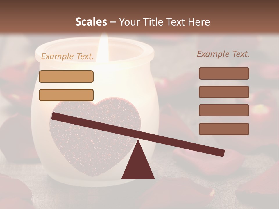 Two Petal Card PowerPoint Template