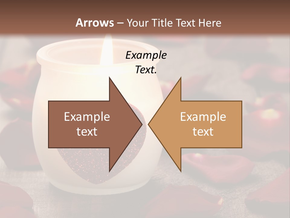 Two Petal Card PowerPoint Template