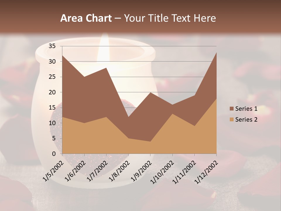 Two Petal Card PowerPoint Template