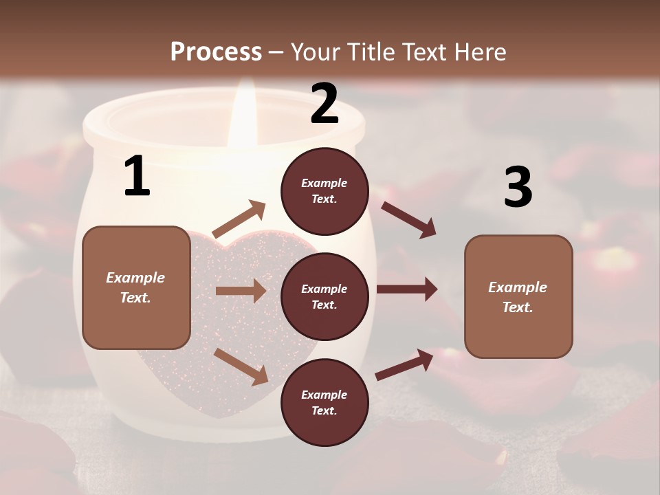 Two Petal Card PowerPoint Template