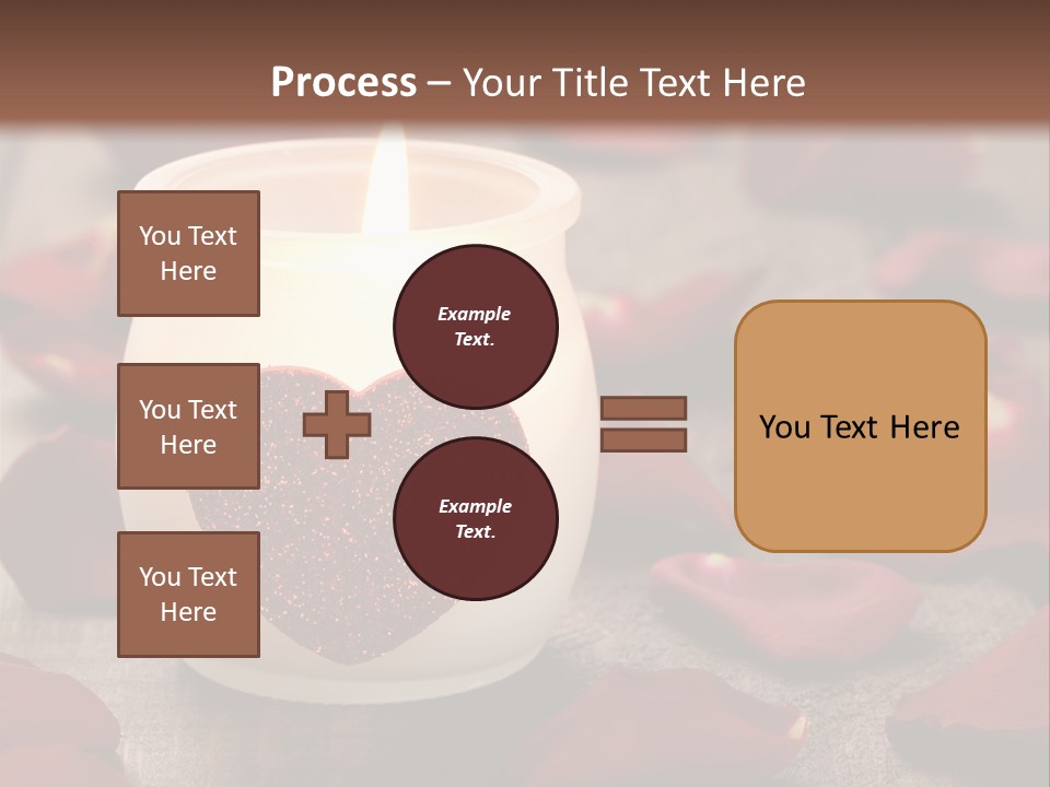 Two Petal Card PowerPoint Template