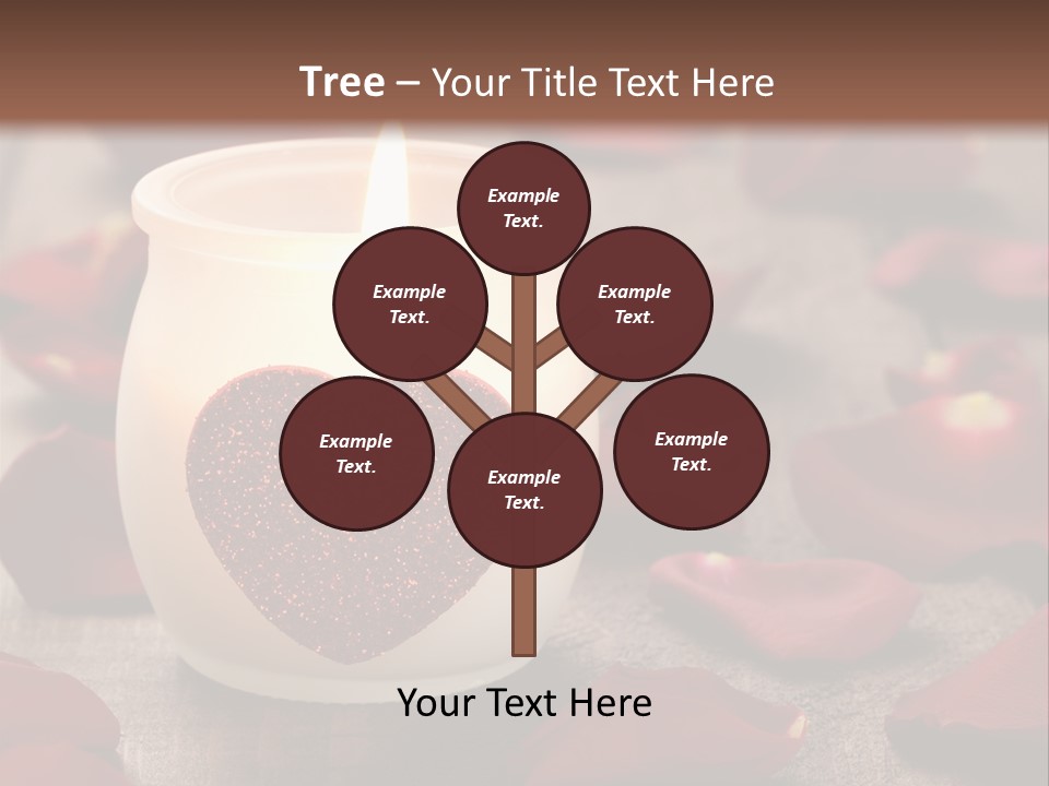 Two Petal Card PowerPoint Template