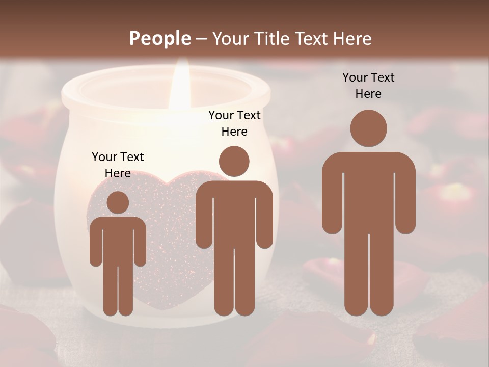 Two Petal Card PowerPoint Template