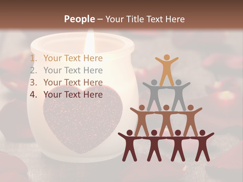 Two Petal Card PowerPoint Template