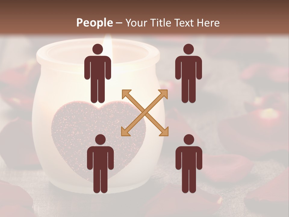 Two Petal Card PowerPoint Template