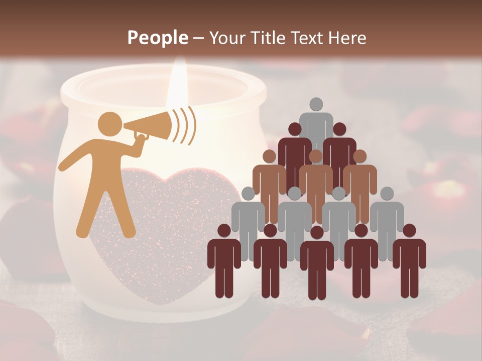 Two Petal Card PowerPoint Template