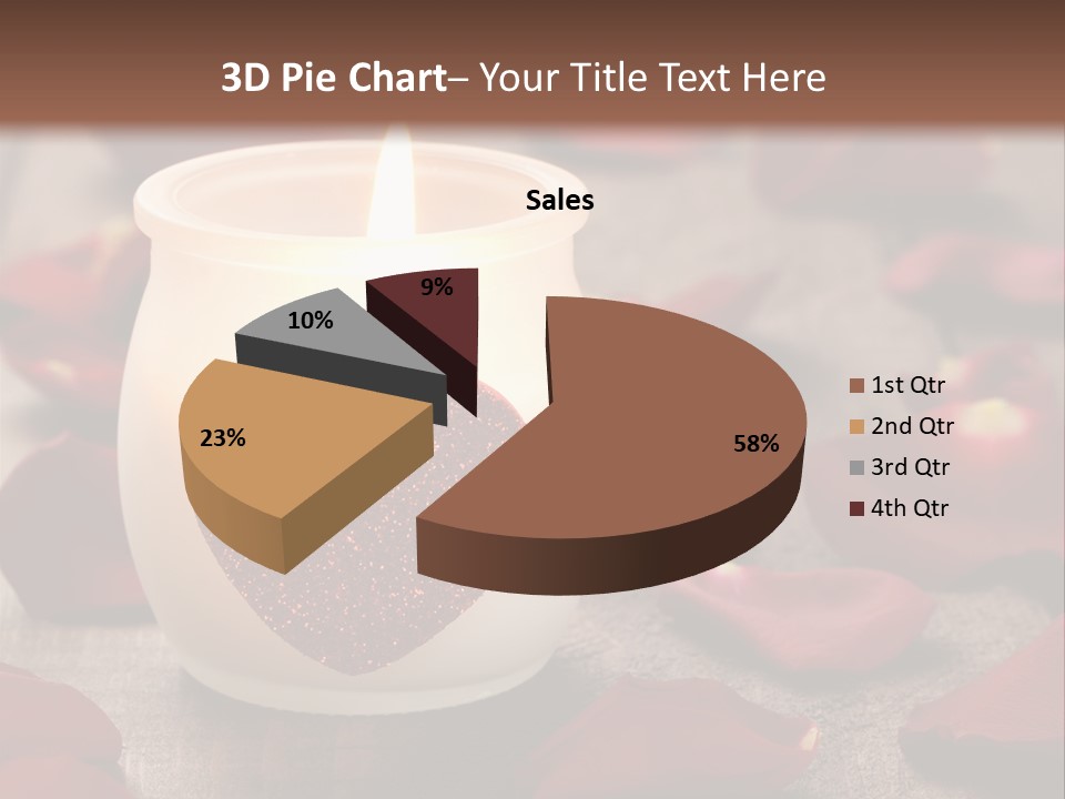 Two Petal Card PowerPoint Template