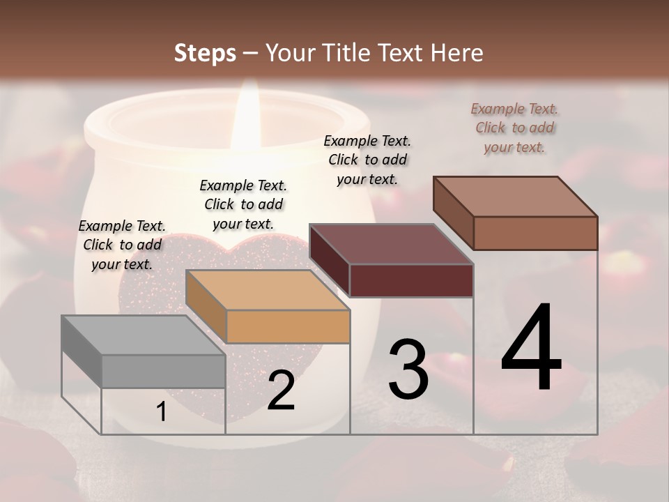 Two Petal Card PowerPoint Template