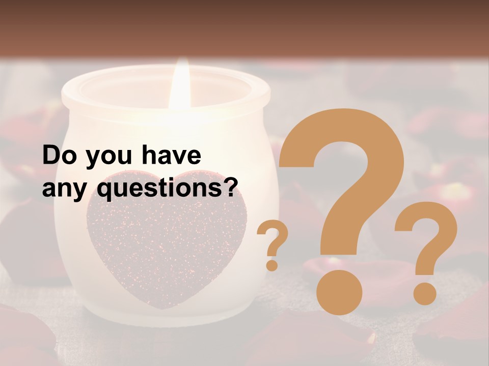 Two Petal Card PowerPoint Template