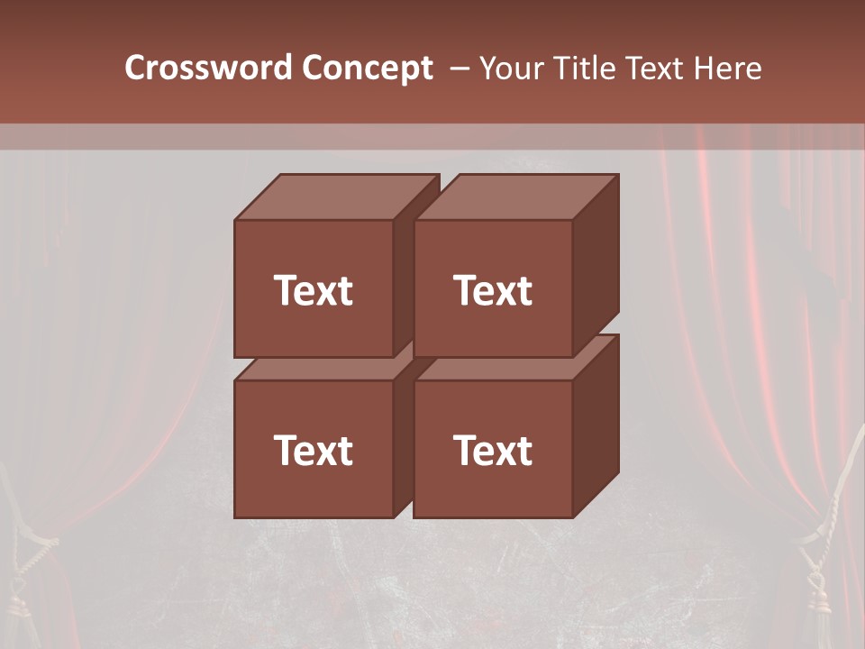 Open Act Scratched PowerPoint Template