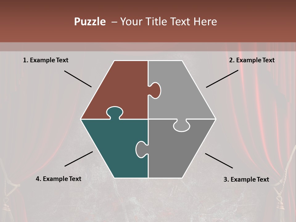 Open Act Scratched PowerPoint Template
