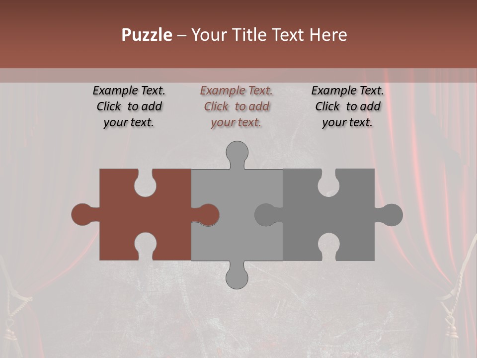 Open Act Scratched PowerPoint Template