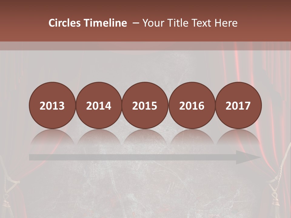 Open Act Scratched PowerPoint Template