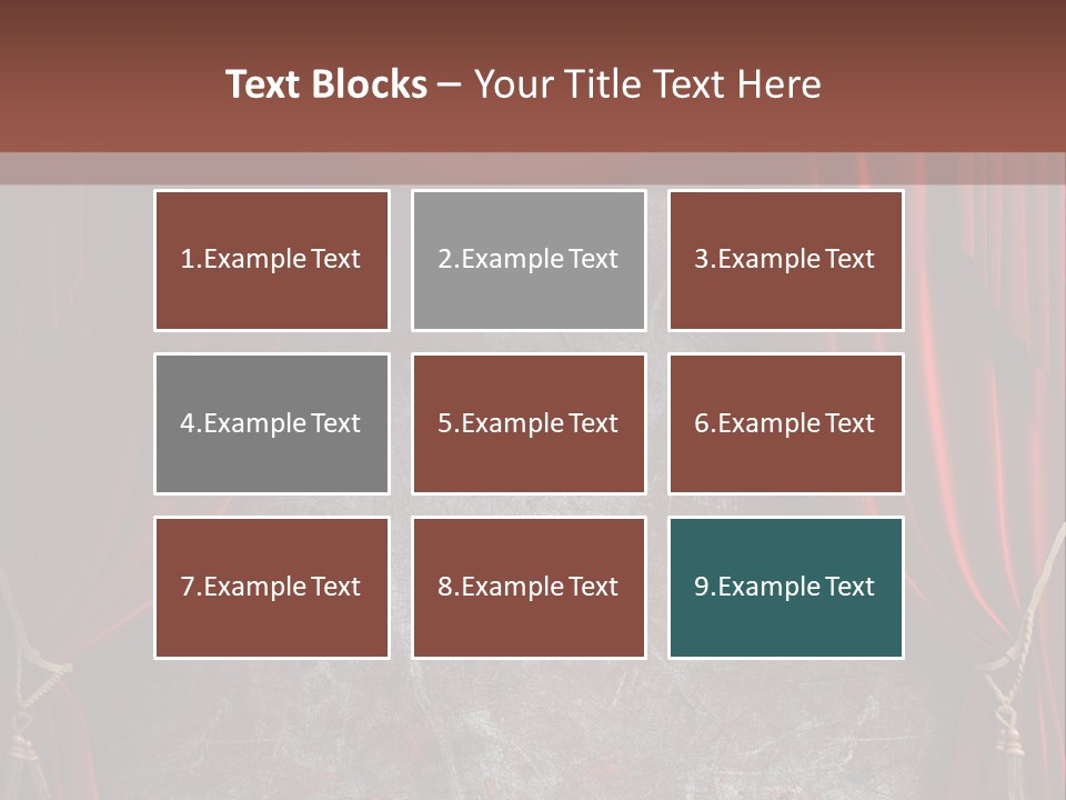 Open Act Scratched PowerPoint Template
