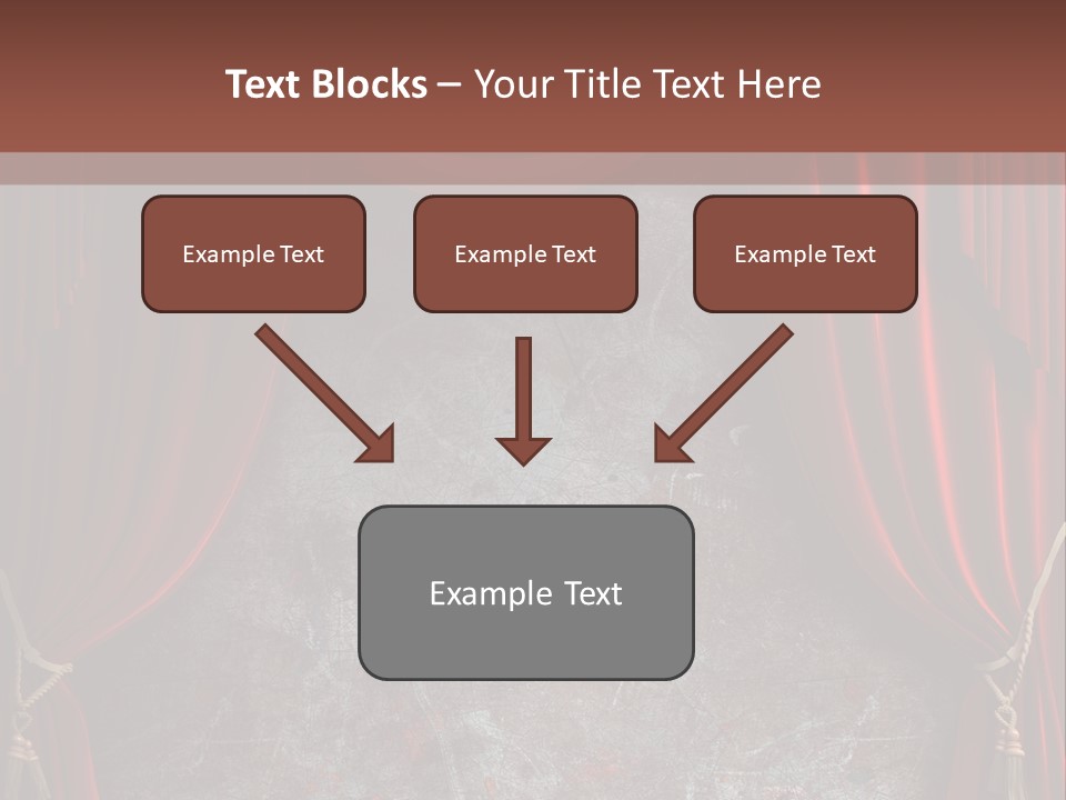 Open Act Scratched PowerPoint Template