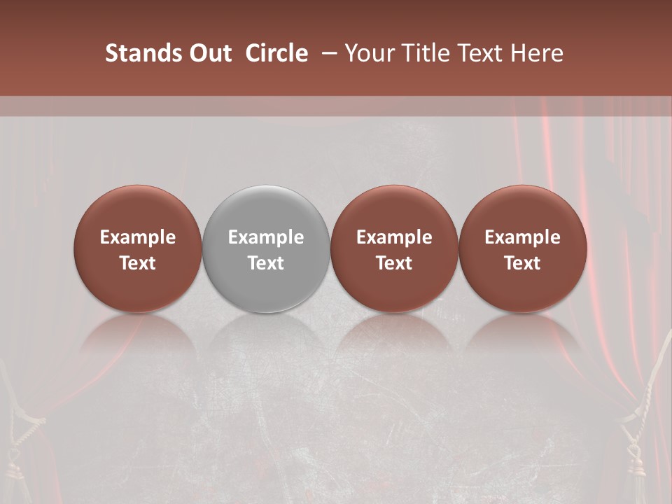 Open Act Scratched PowerPoint Template