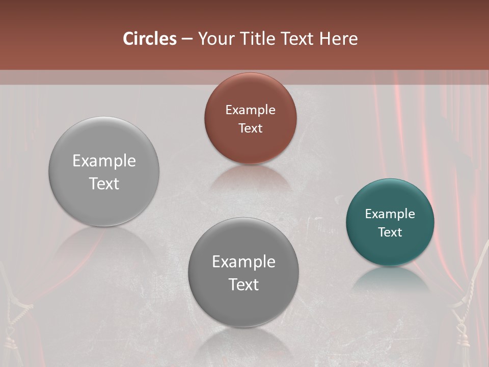 Open Act Scratched PowerPoint Template
