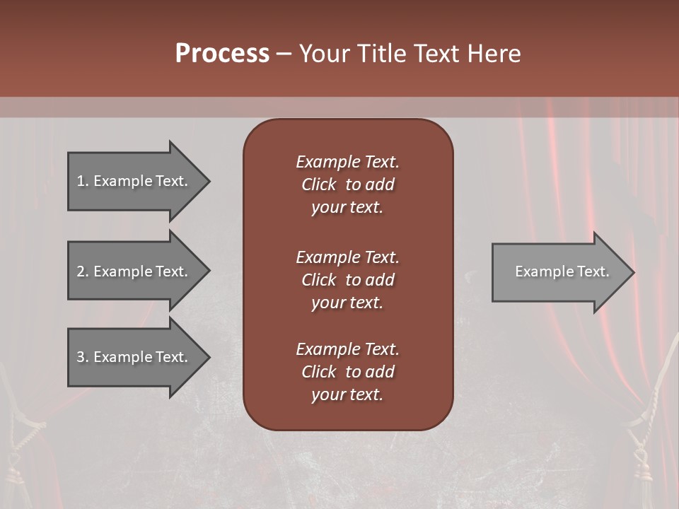 Open Act Scratched PowerPoint Template