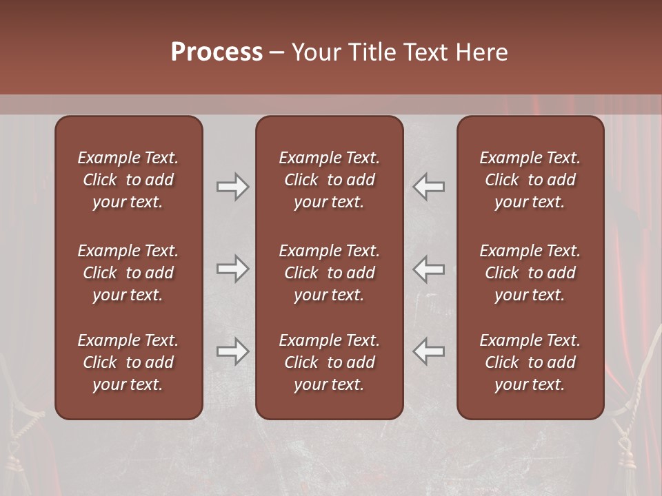 Open Act Scratched PowerPoint Template