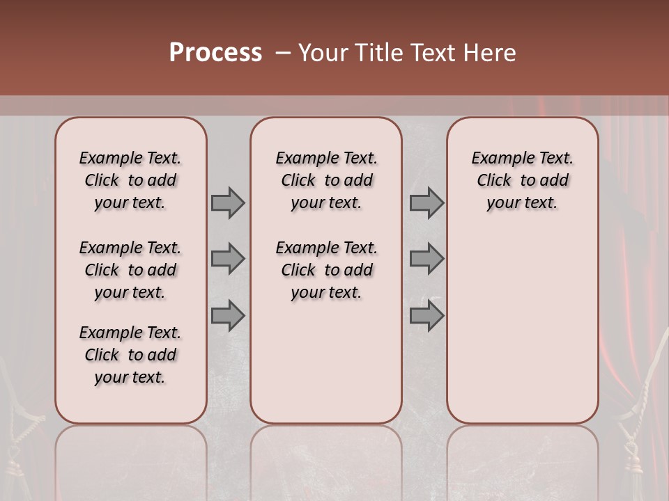 Open Act Scratched PowerPoint Template