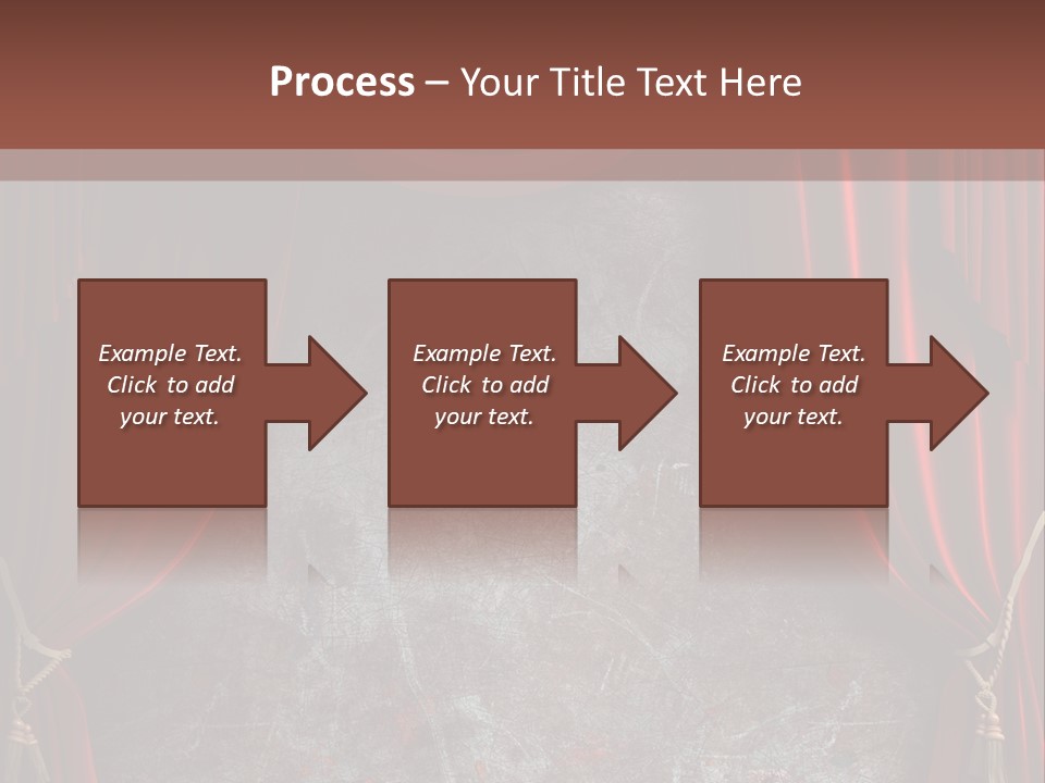 Open Act Scratched PowerPoint Template