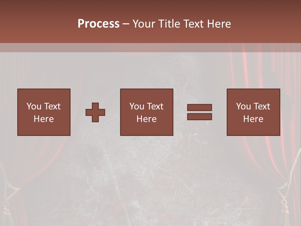 Open Act Scratched PowerPoint Template