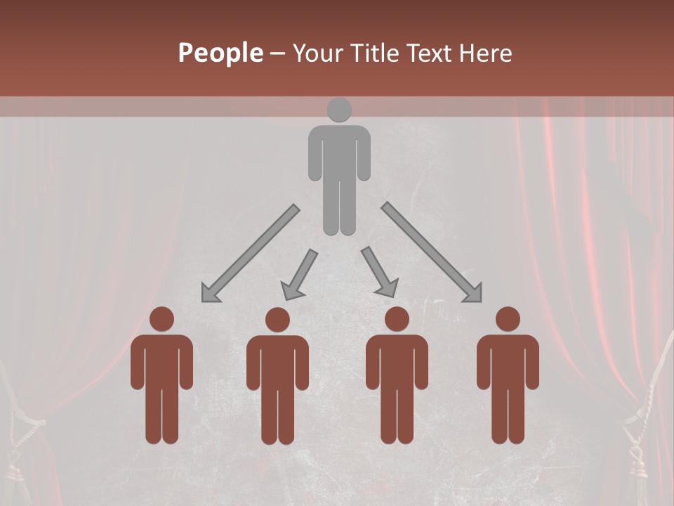 Open Act Scratched PowerPoint Template