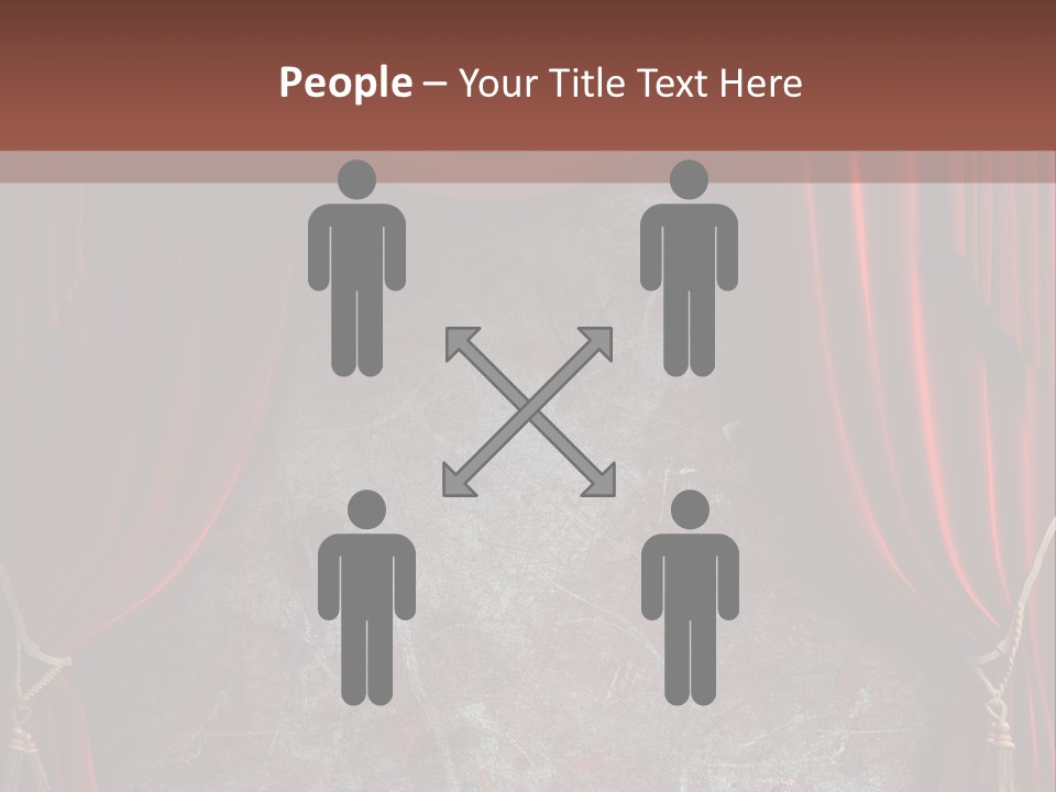 Open Act Scratched PowerPoint Template