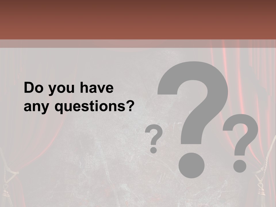 Open Act Scratched PowerPoint Template