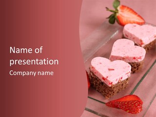 Shape Valentine Red PowerPoint Template