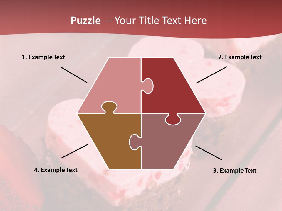 Shape Valentine Red PowerPoint Template