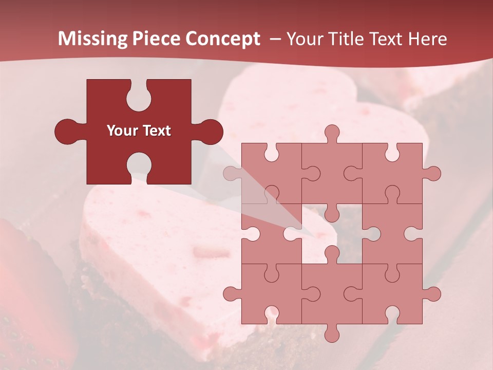 Shape Valentine Red PowerPoint Template