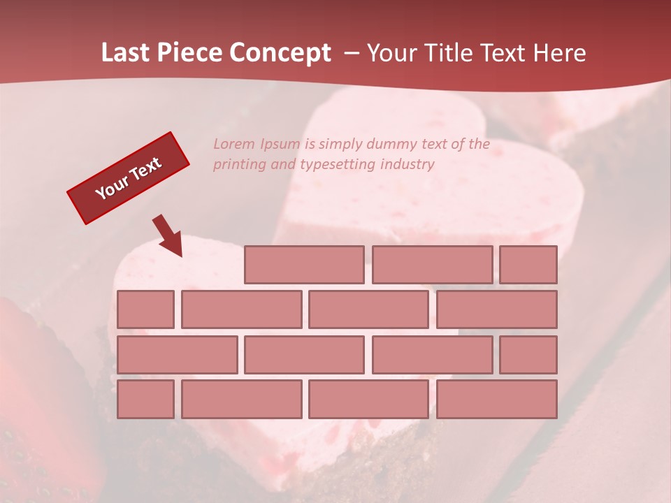Shape Valentine Red PowerPoint Template