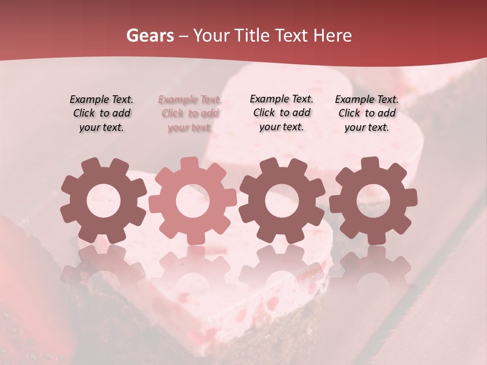 Shape Valentine Red PowerPoint Template