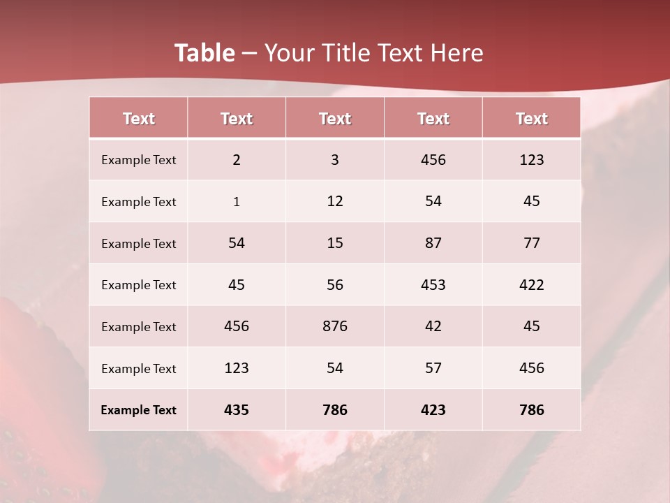 Shape Valentine Red PowerPoint Template