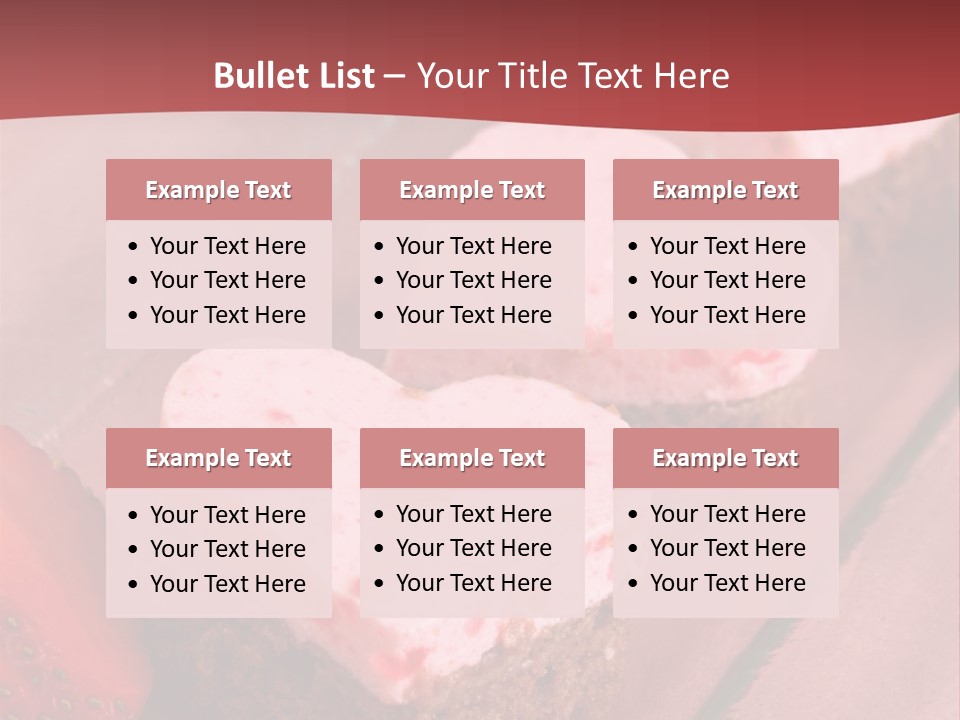 Shape Valentine Red PowerPoint Template