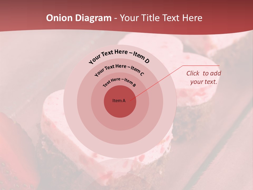 Shape Valentine Red PowerPoint Template